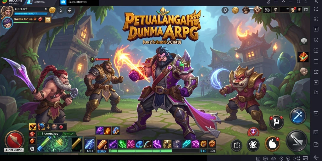 Tampilan gameplay seru dari BIGCOR78 dalam dunia ARPG.