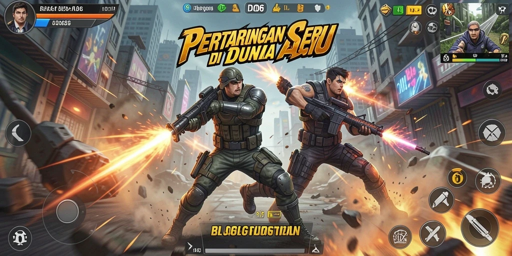 Tampilan gameplay D06 yang mendebarkan dan seru.