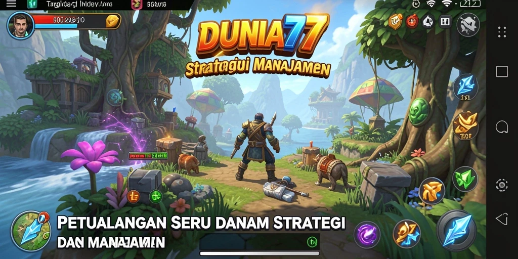 Gameplay DUNIA77 yang menantang strategi dan manajemen sumber daya.