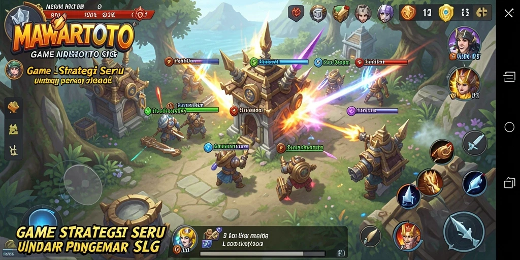 Tampilan gameplay seru dan strategis dalam MAWARTOTO.