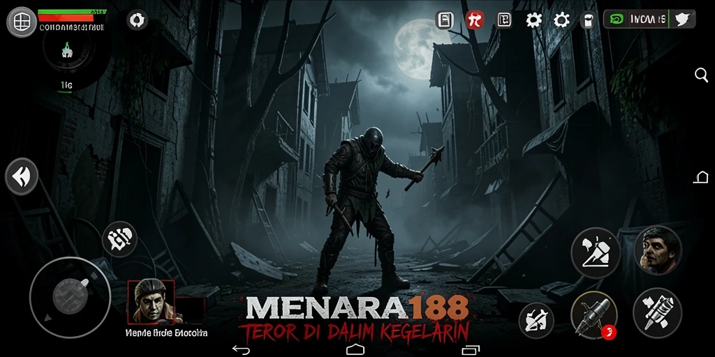 Tampilan menakutkan dari gameplay MENARA188 yang mencekam.