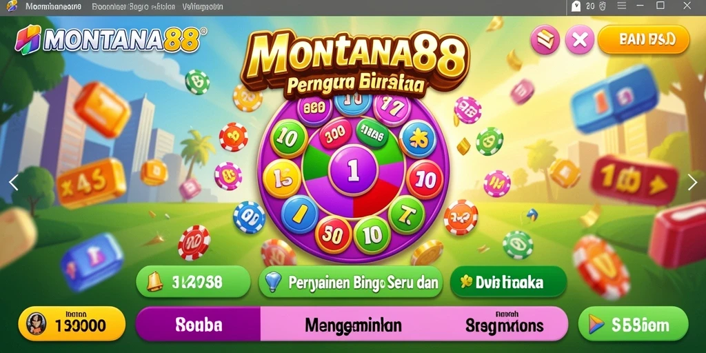 Tangkapan layar gameplay MONTANA88 menampilkan keseruan permainan Bingo.