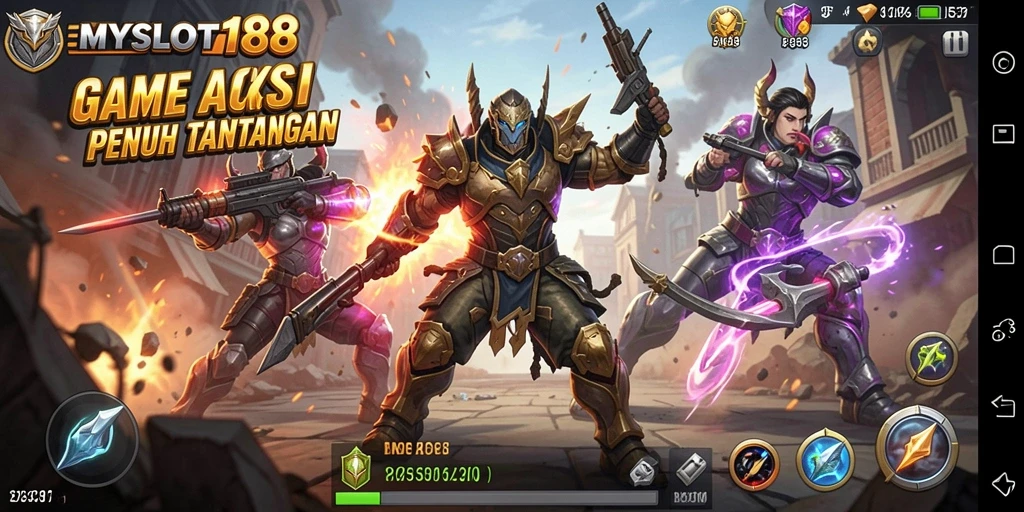 Tampilan gameplay seru dari MYSLOT188 dengan aksi mendebarkan.