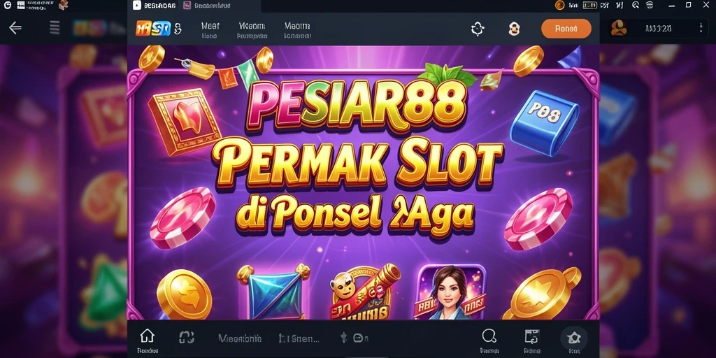 Tangkapan layar gameplay slot PESIAR88 yang menarik dan penuh warna.