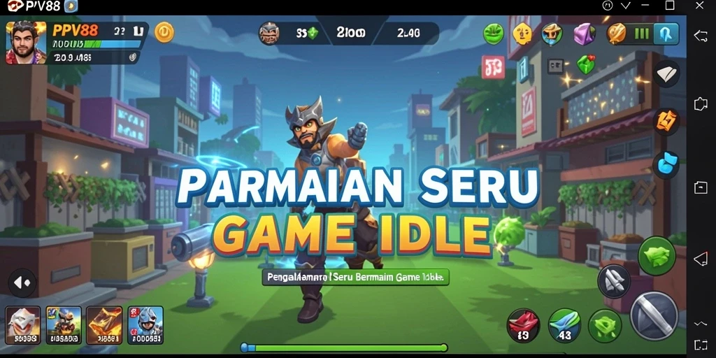 Tampilan gameplay PPV88 yang menarik dengan karakter yang sedang bergerak.
