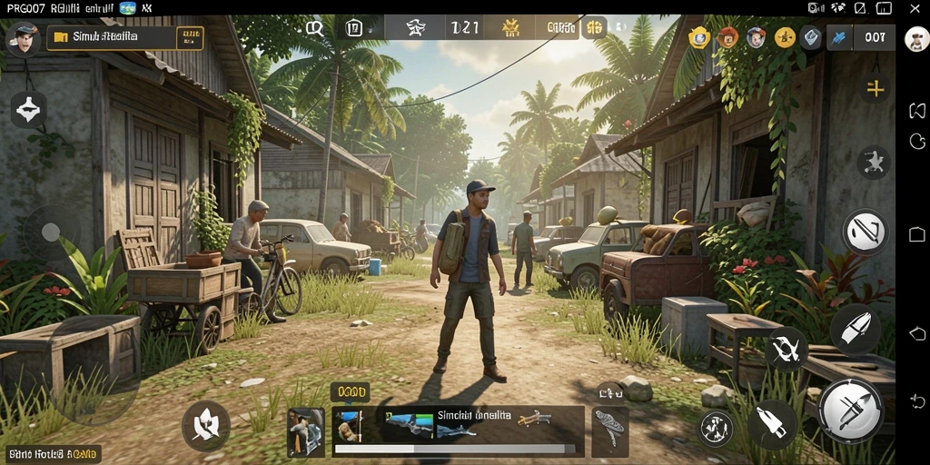 Tampilan gameplay PRG007 menampilkan berbagai aktivitas menarik dalam dunia simulasi.