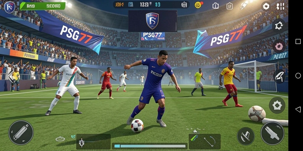 Tampilan gameplay seru dari PSG77 yang memukau.